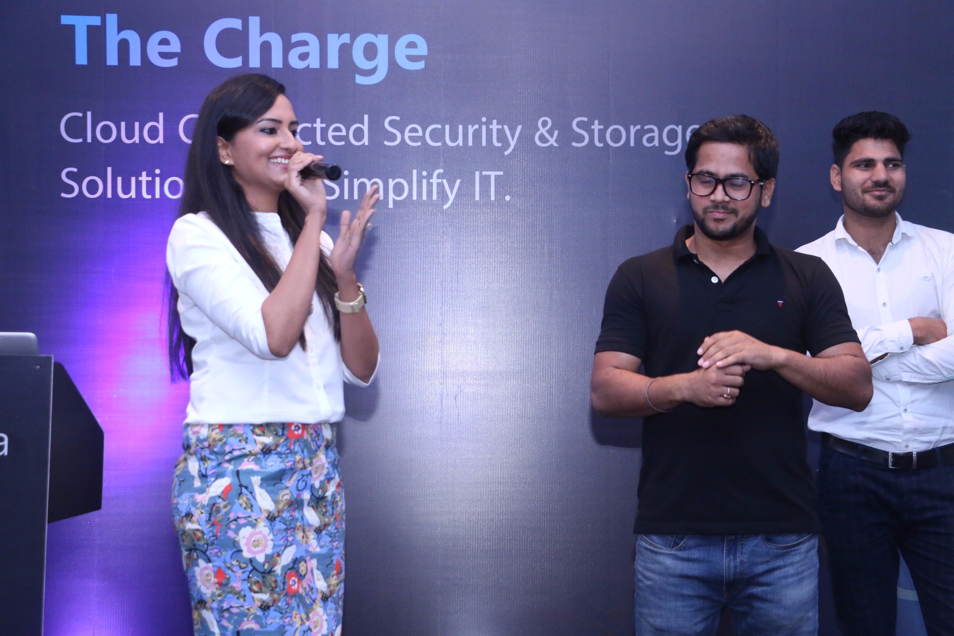 Crowd Interaction at Barracuda Networks Event